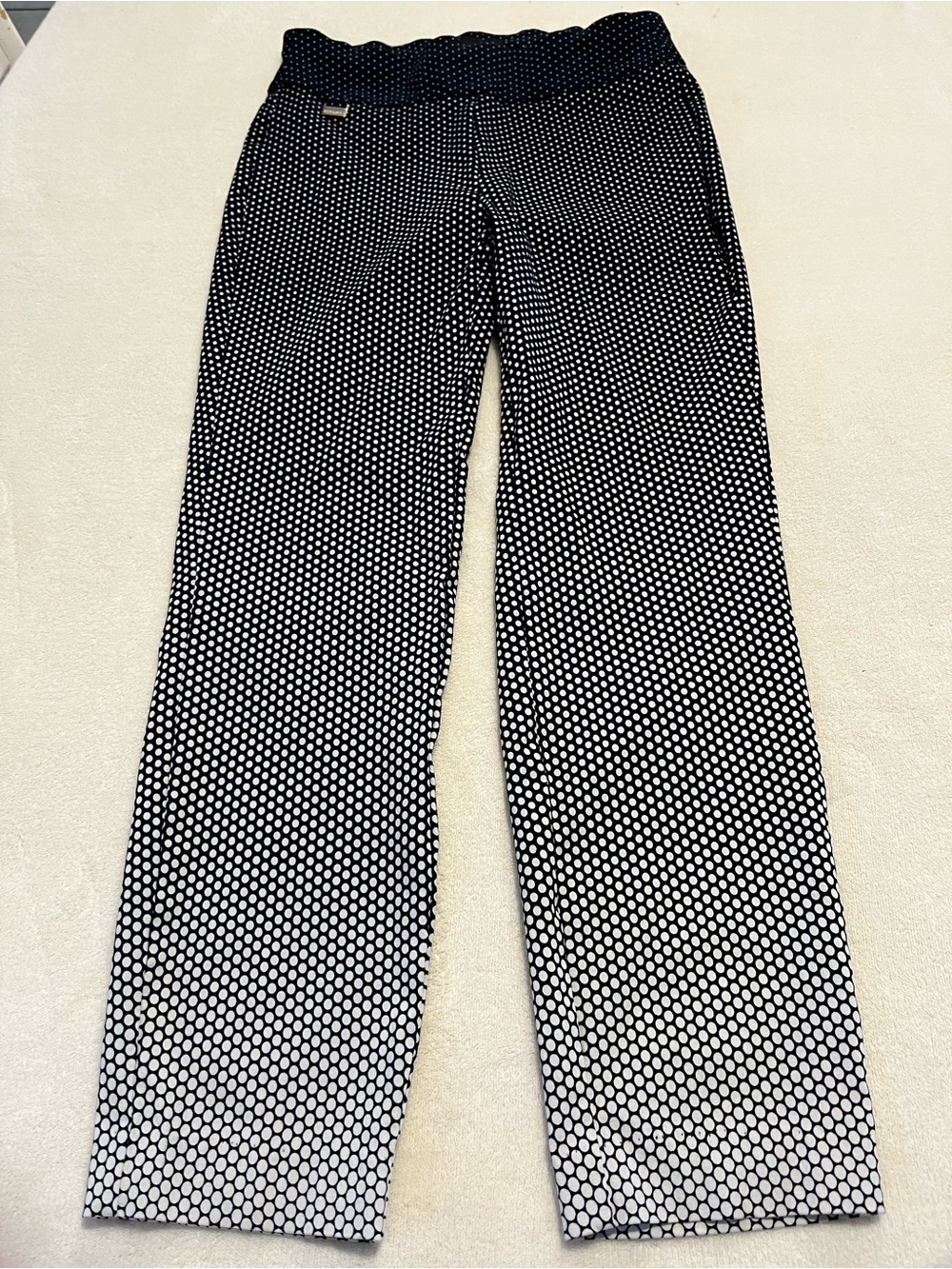 🌟 Premise Women’s Black & White Polka Dot Crop Pants | Size Small